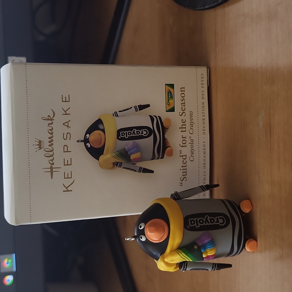Hallmark Crayola Suited for the Season ornament